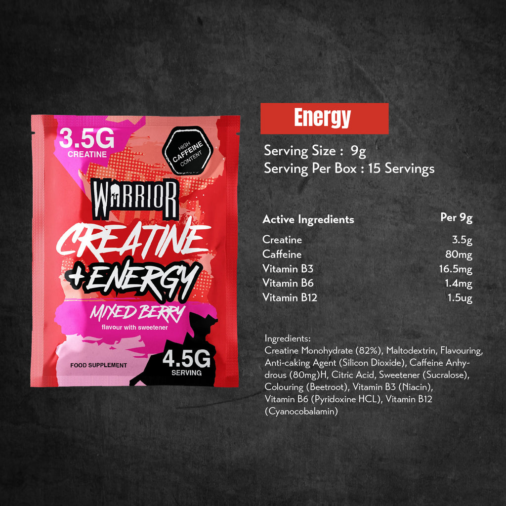 Warrior Creatine Plus 15 Sachets