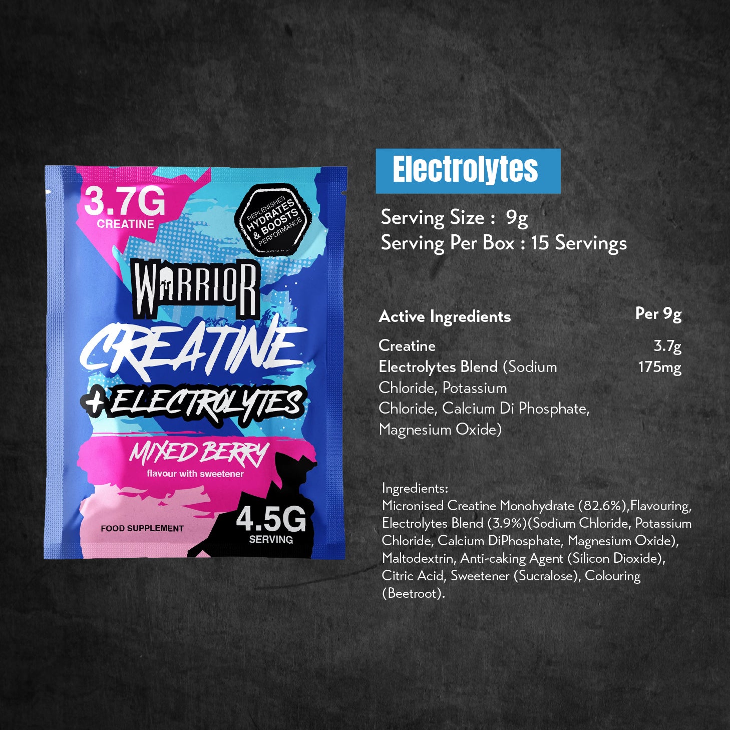 Warrior Creatine Plus 15 Sachets