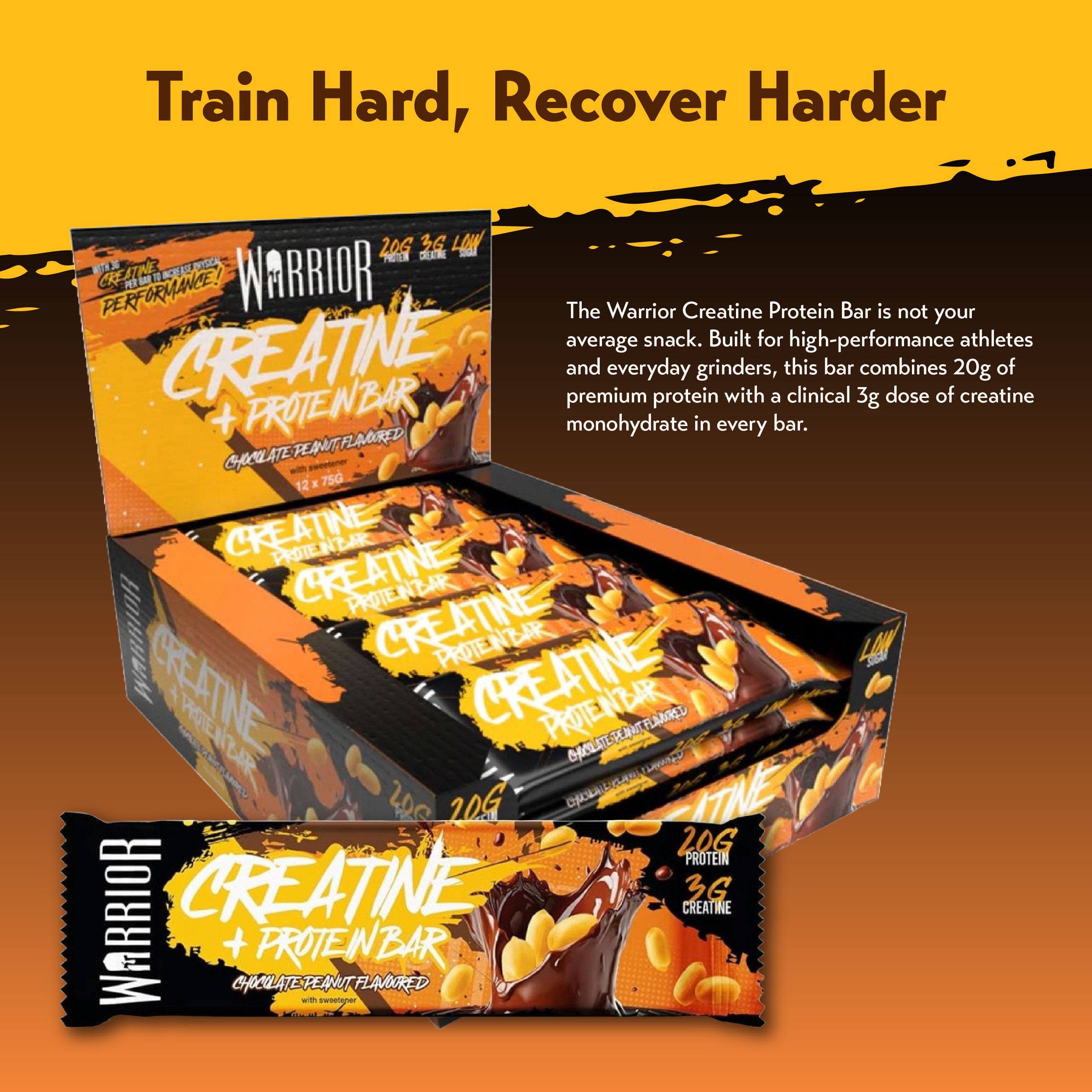 Warrior Creatine Bar (Box of 12)