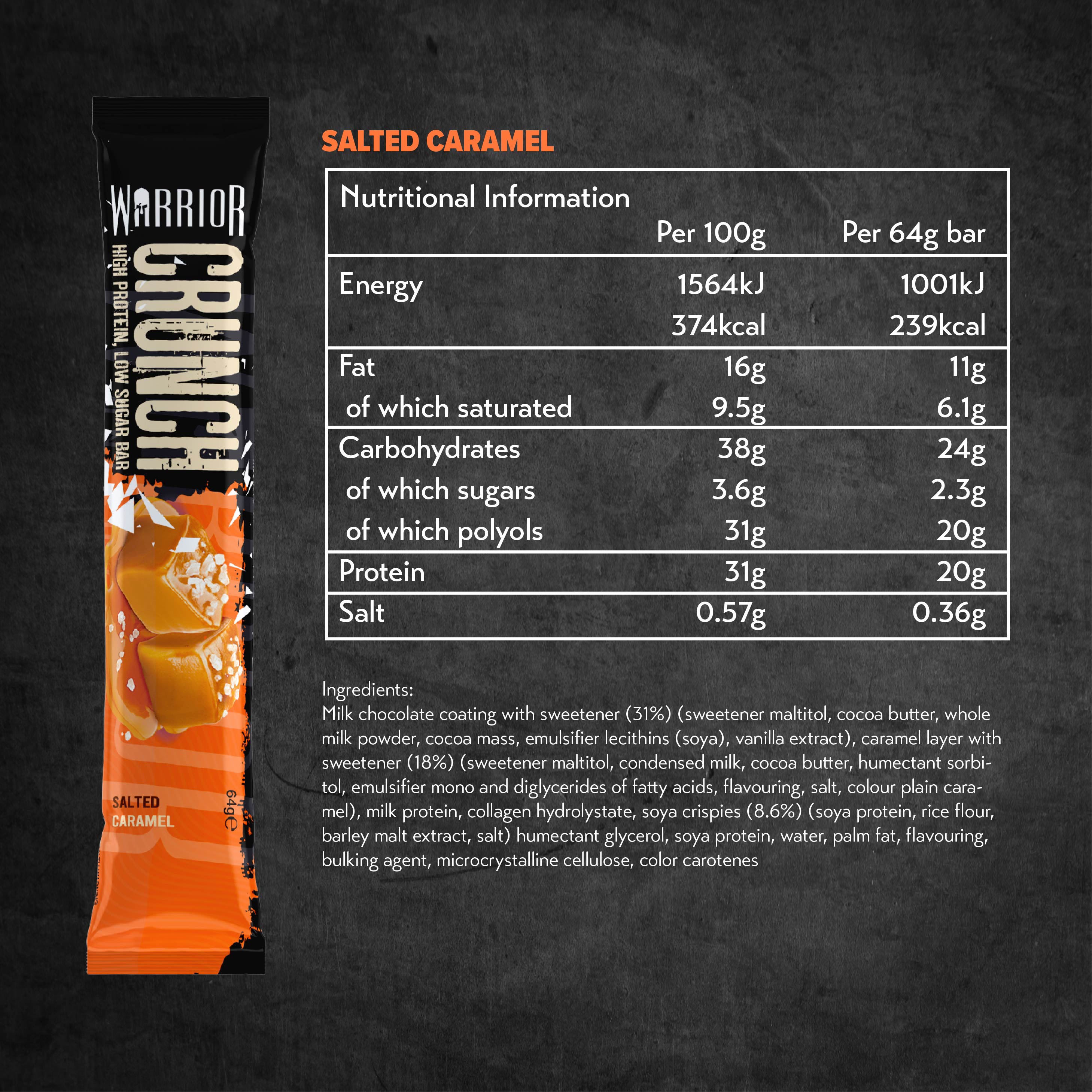Warrior Crunch Protein Bar (12 Bars)