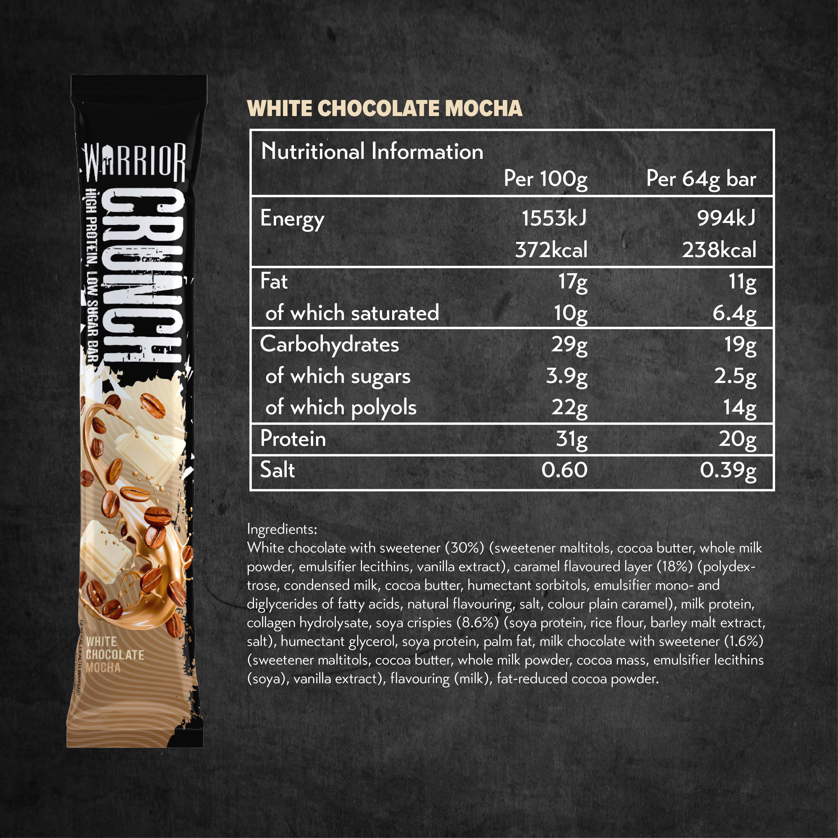 Warrior Crunch Protein Bar (12 Bars)