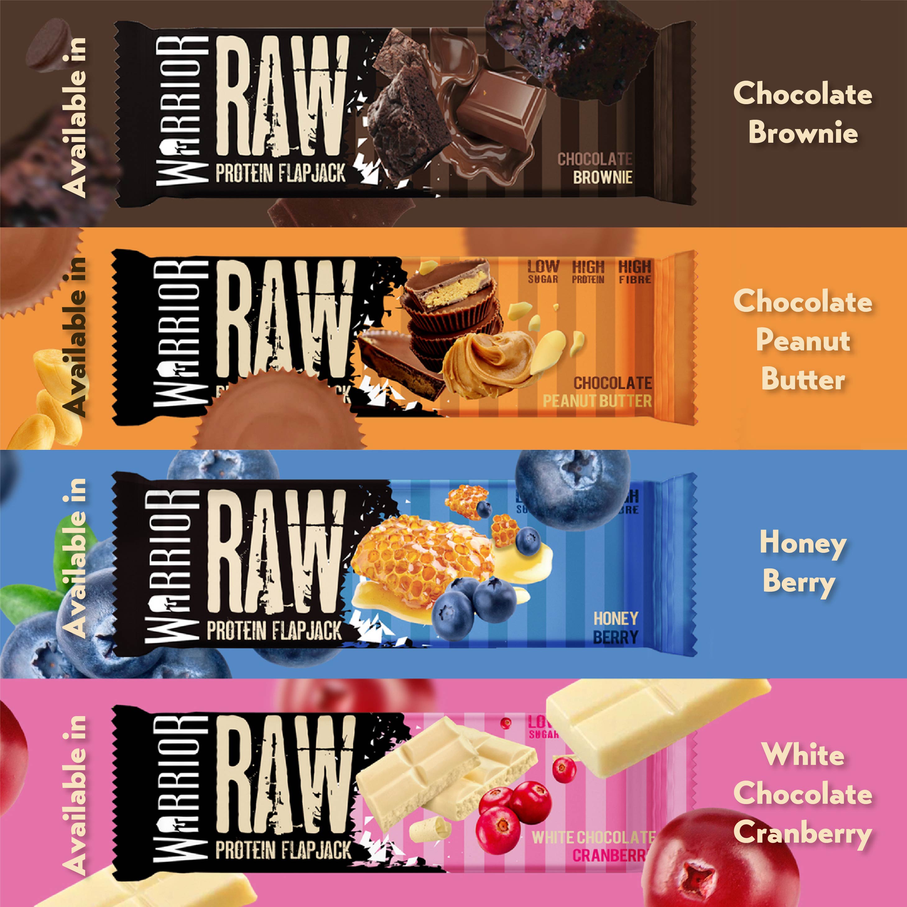 Warrior RAW Protein Flapjack (Box of 12)