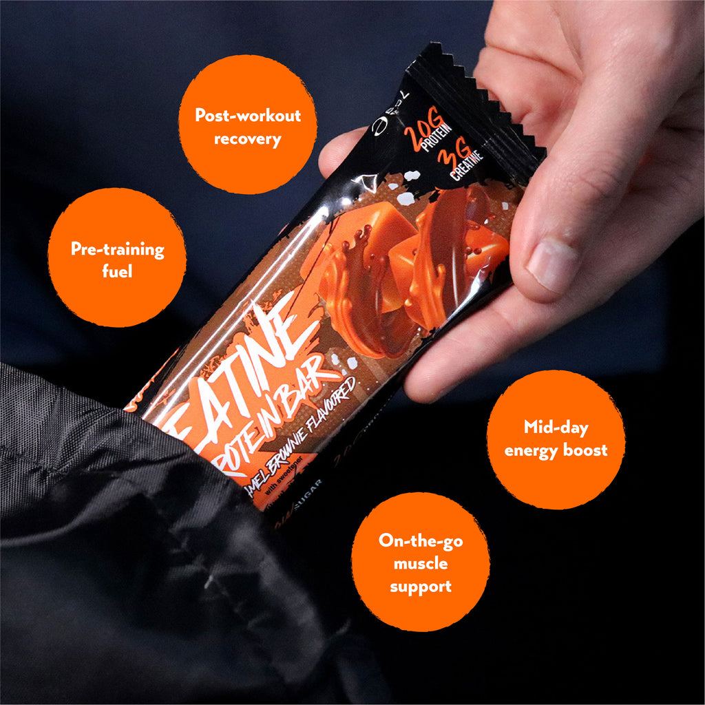 Warrior Essentials Creatine (300g) + Warrior Creatine Bar (Box of 12)