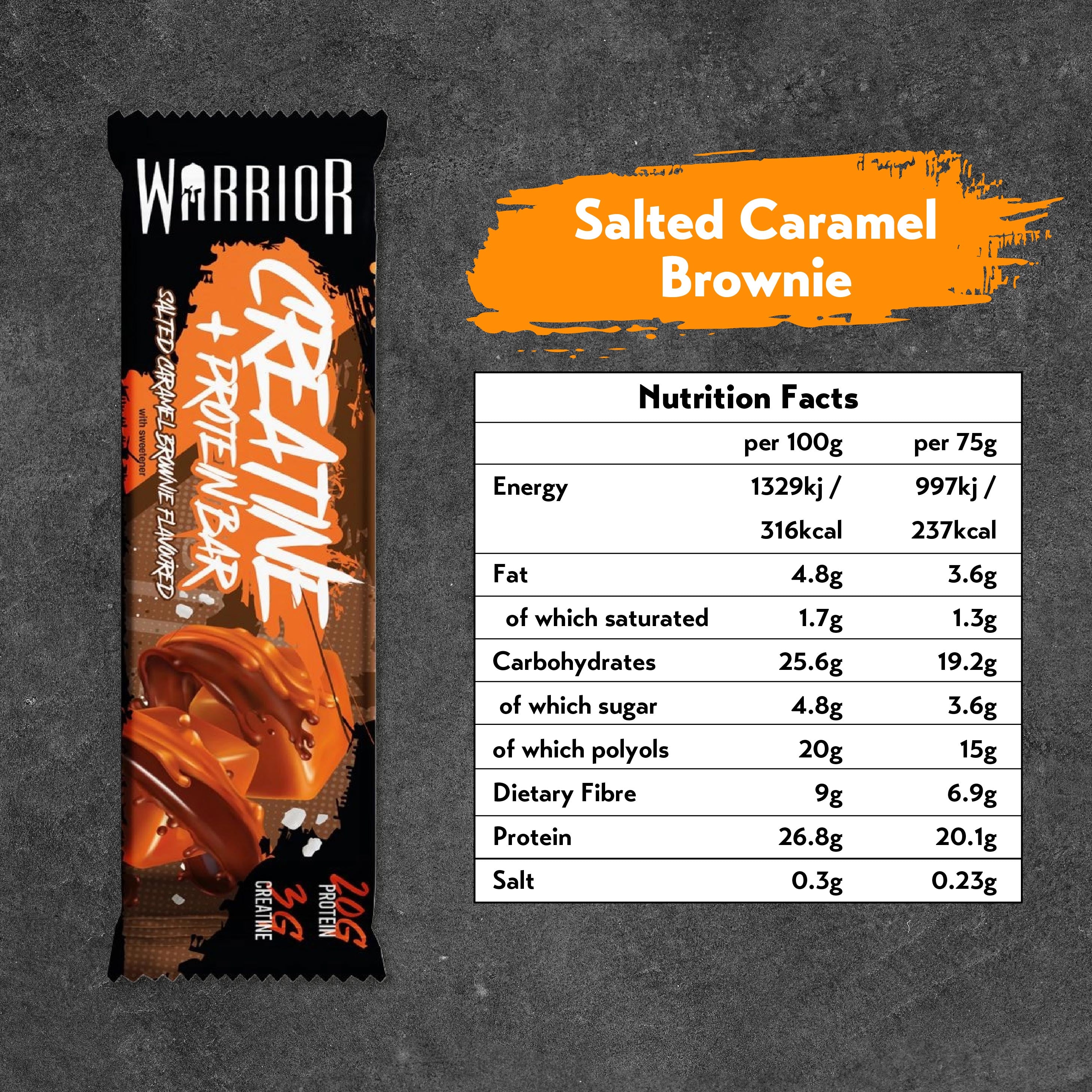 Warrior Essentials Creatine (300g) + Warrior Creatine Bar (Box of 12)