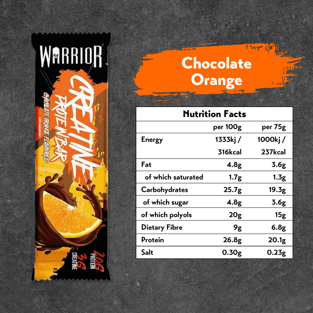 Warrior Essentials Creatine (300g) + Warrior Creatine Bar (Box of 12)