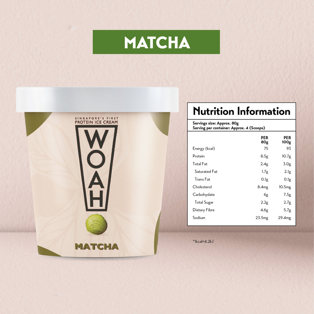 [Bundle of 2] Woah Protein Icecream 473ML + FREE HE+ x2