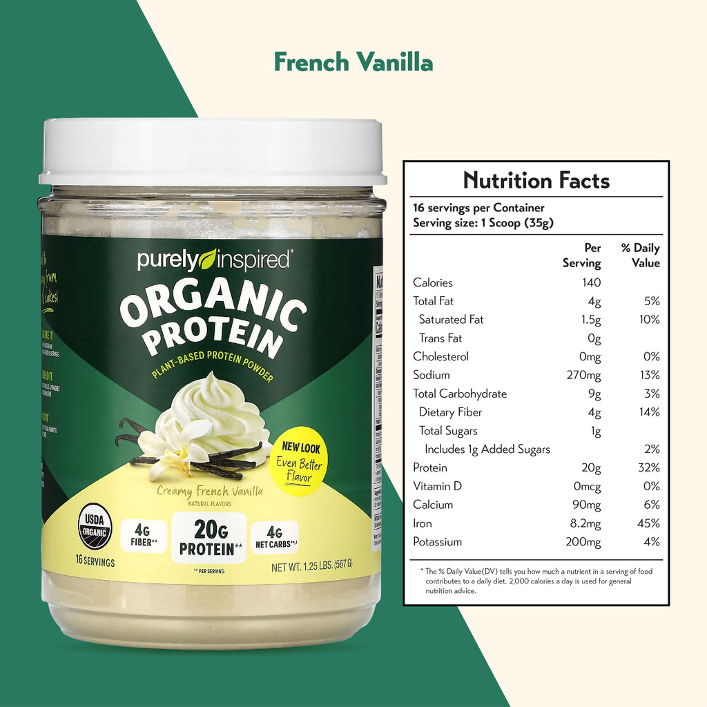 Purely Inspired Organic Protein 1.25lbs (16 servings)
