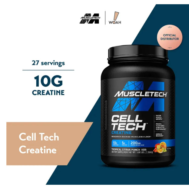 MuscleTech Cell Tech Creatine BCAA 3lbs / 1.32kg