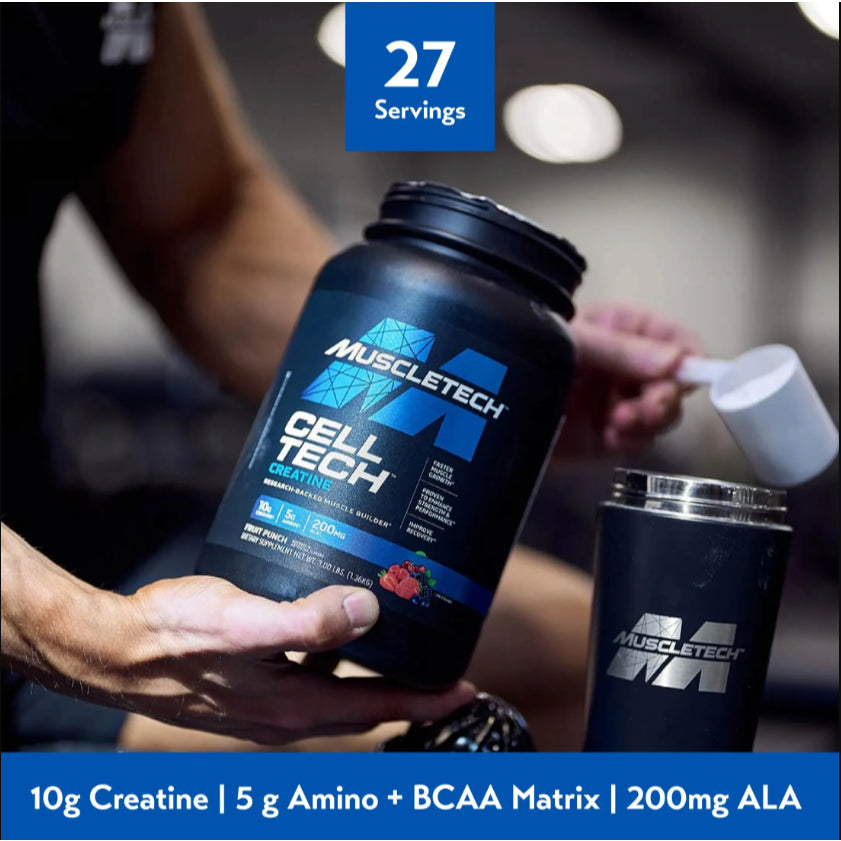 MuscleTech Cell Tech Creatine BCAA 3lbs / 1.32kg